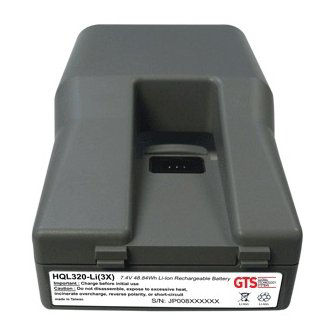 Global Technology Systems BTRY,  ZEBRA, QL320, 6600MAH, AT16004-1